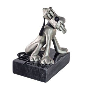 Vintage Chilmark Pluto Pewter Figurine 1994 Mickey Friends LE AS IS Missing Ear